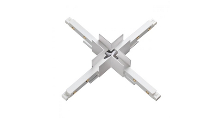 Соединитель с токопроводом для шинопровода Х-образный Novotech Flum 135127