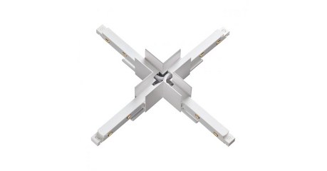 Соединитель с токопроводом для шинопровода Х-образный Novotech Flum 135127