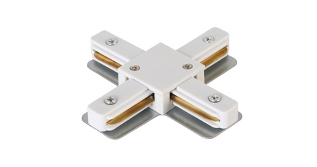 Соединитель X-образный (однофазный) Crystal Lux CLT 0.211 CLT 0.211 09 WH