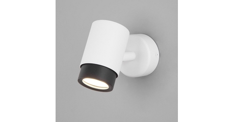 Спот Eurosvet Morgan 20124/1 белый/ черный