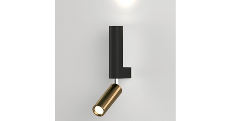 Спот Eurosvet Pitch 40020/1 LED черный/латунь a061312