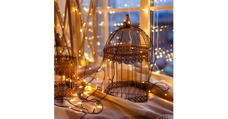 Светодиодная нить Eurosvet 400-001 теплый белый 5м IP20