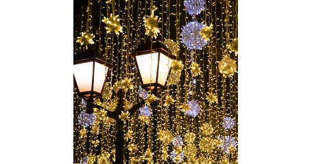 Светодиодная нить Eurosvet 400-101 белый с эффектом мерцания 10м IP65