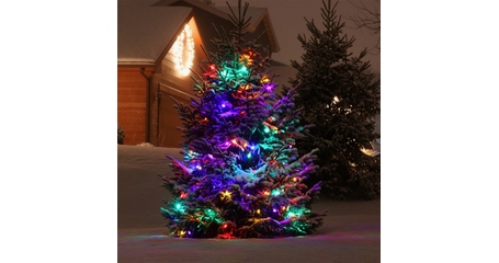 Светодиодная нить Eurosvet 400-101 мульти с эффектом мерцания 10м IP65