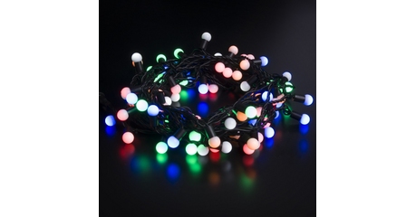 Светодиодная нить Eurosvet 400-103 мульти с эффектом мерцания 10м IP65