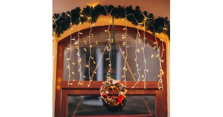 Светодиодный занавес Eurosvet 200-001 белый 1,5*1м IP20