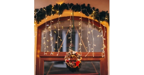 Светодиодный занавес Eurosvet 200-001 белый 1,5*1м IP20