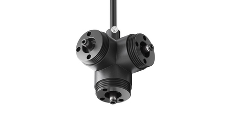 T-образный вертикальный коннектор с вводом питания Maytoni Shelf CA016TC-P-B