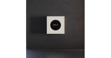 Терморегулятор электронный Voltum S70 с индикацией и датчиком, для теплого пола, (хлопок) VLS070113