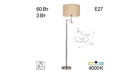 Торшер Citilux Duplet CL801021