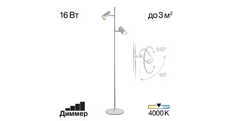 Торшер Citilux Twin CL809010N