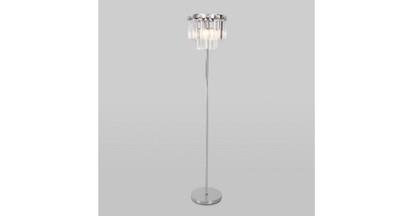 Торшер Eurosvet Elegante 01137/3 хром/прозрачный хрусталь Strotskis a060650
