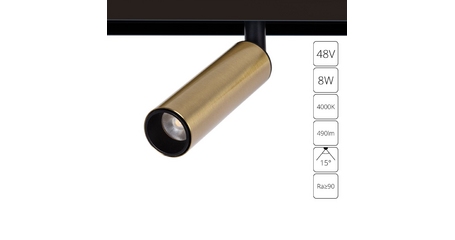 Трековый магнитный светильник Arte Lamp Linea A4660PL-1AB