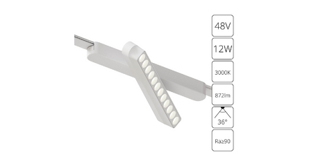 Трековый магнитный светильник Arte Lamp Rapid A1161PL-1WH