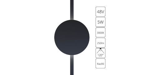 Трековый магнитный светильник Arte Lamp Rapid A1163PL-1BK