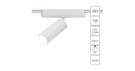 Трековый магнитный светильник Arte Lamp Rapid A2956PL-1WH