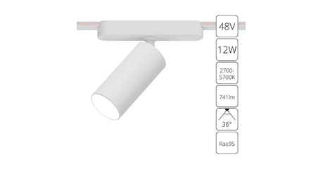 Трековый магнитный светильник Arte Lamp Rapid A2958PL-1WH