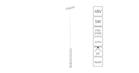 Трековый магнитный светильник Arte Lamp Rapid A2959PL-1WH