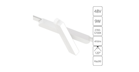 Трековый магнитный светильник Arte Lamp Rapid A2960PL-1WH