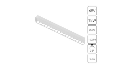 Трековый магнитный светильник Arte Lamp Rapid A6169PL-1WH