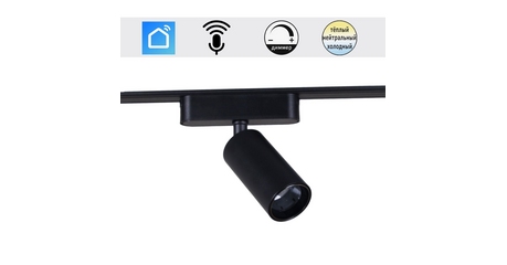 Трековый магнитный светильник (CCT+SMART) Reluce 13005-9.3-001UR magnetic LED12W BK CCT+SMART