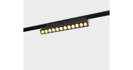 Трековый магнитный светильник Italline Atom IT012-5023 black 3000K