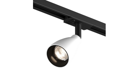 Трековый однофазный светильник Denkirs Bell DK6050-BW+BK