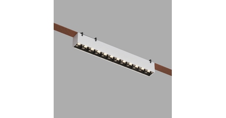 Трековый однофазный светильник Denkirs Belty Grill DK5571-WB