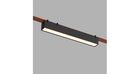 Трековый однофазный светильник Denkirs Belty Linear DK5575-BK