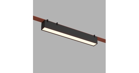 Трековый однофазный светильник Denkirs Belty Linear DK5575-BK