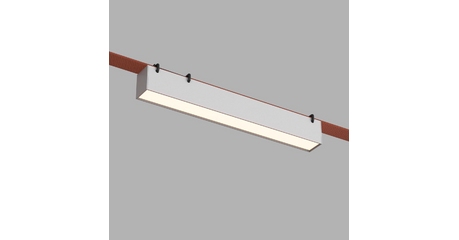 Трековый однофазный светильник Denkirs Belty Linear DK5575-WH