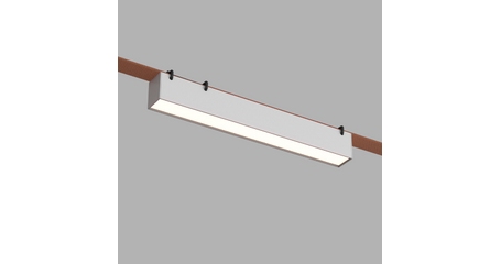 Трековый однофазный светильник Denkirs Belty linear DK5674-WH