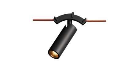 Трековый однофазный светильник Denkirs Belty spot DK5546-BK