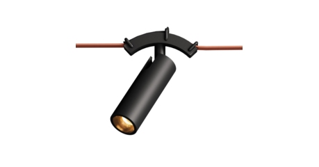 Трековый однофазный светильник Denkirs Belty spot DK5546-BK