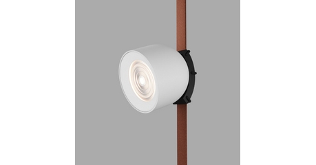 Трековый однофазный светильник Denkirs Belty spot DK5640-WH+BK