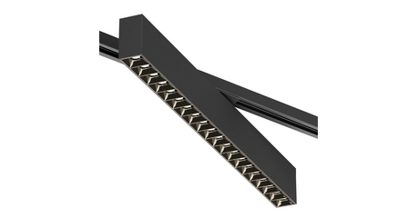 Трековый однофазный светильник Denkirs Edder DK6634-BK