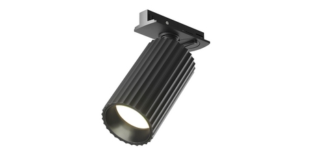 Трековый однофазный светильник Maytoni Calipso TR218-1-GU10-BK