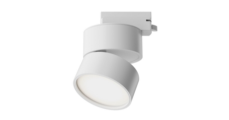 Трековый однофазный светильник Maytoni Onda TR007-1-12W3K-W-1