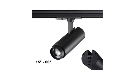 Трековый однофазный светильник Novotech Nail 359029