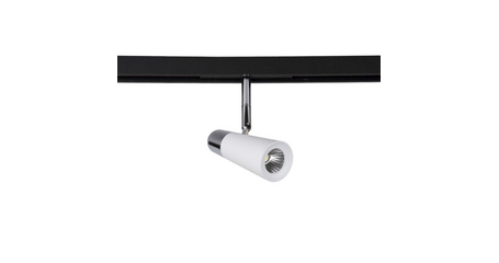 Трековый светодиодный светильник для магнитного шинопровода Crystal Lux Space CLT 0.33 006 12W WH-CH 4000K