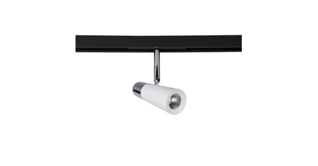 Трековый светодиодный светильник для магнитного шинопровода Crystal Lux Space CLT 0.33 006 12W WH-CH 4000K