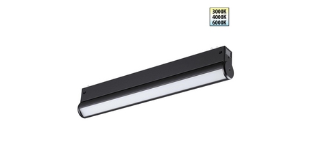 Трековый светодиодный светильник с переключателем цветовой темперетуры Novotech Port Vector 359952