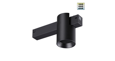 Трековый светодиодный светильник с переключателем цветовой темперетуры Novotech Port Vector 359954