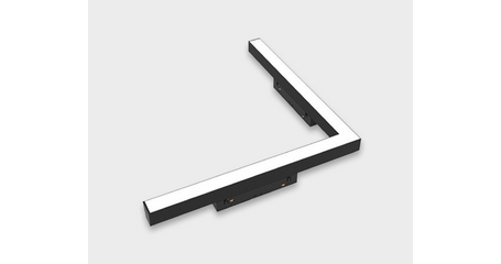 Трековый угловой магнитный светильник Italline Atom IT012-5044 black 3000K
