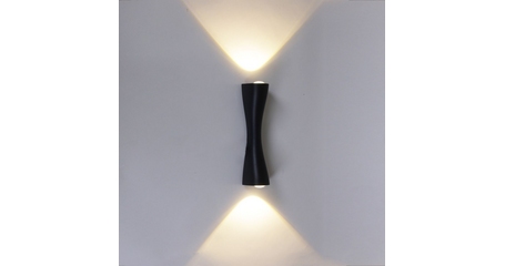 Уличный настенный Reluce 86876-9.2-001JH LED2*3W BK RLOS