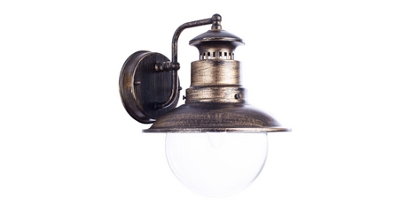 Уличный настенный светильник Arte Lamp Amsterdam A1523AL-1BN