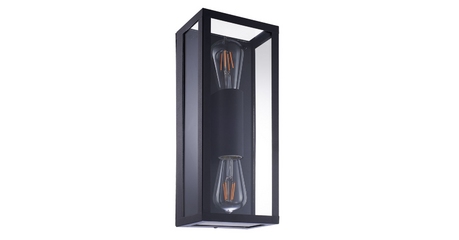 Уличный настенный светильник Arte Lamp Belfast A4569AL-2BK