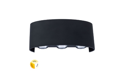 Уличный настенный светильник Arte Lamp Bosto A3722AL-6BK