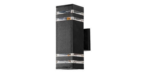 Уличный настенный светильник Arte Lamp Hadar A4421AL-2BK