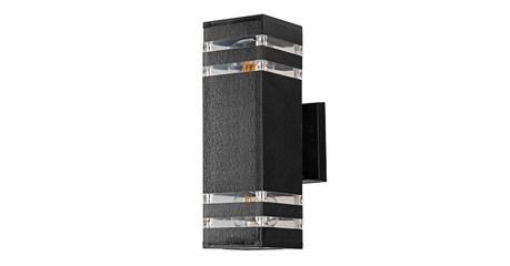 Уличный настенный светильник Arte Lamp Hadar A4421AL-2BK